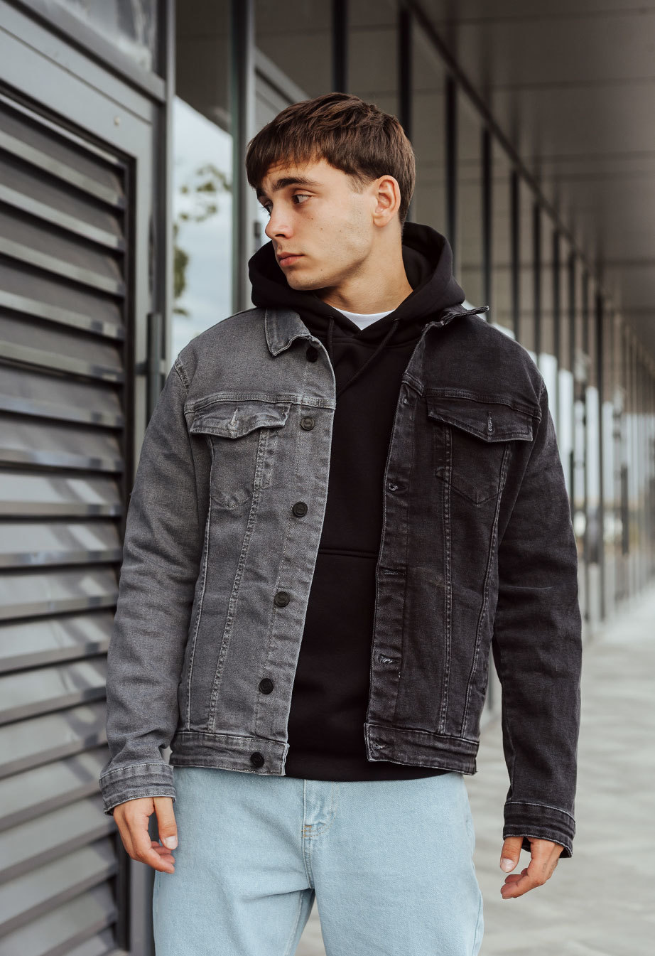 Jachetă din denim Staff 02 two colors