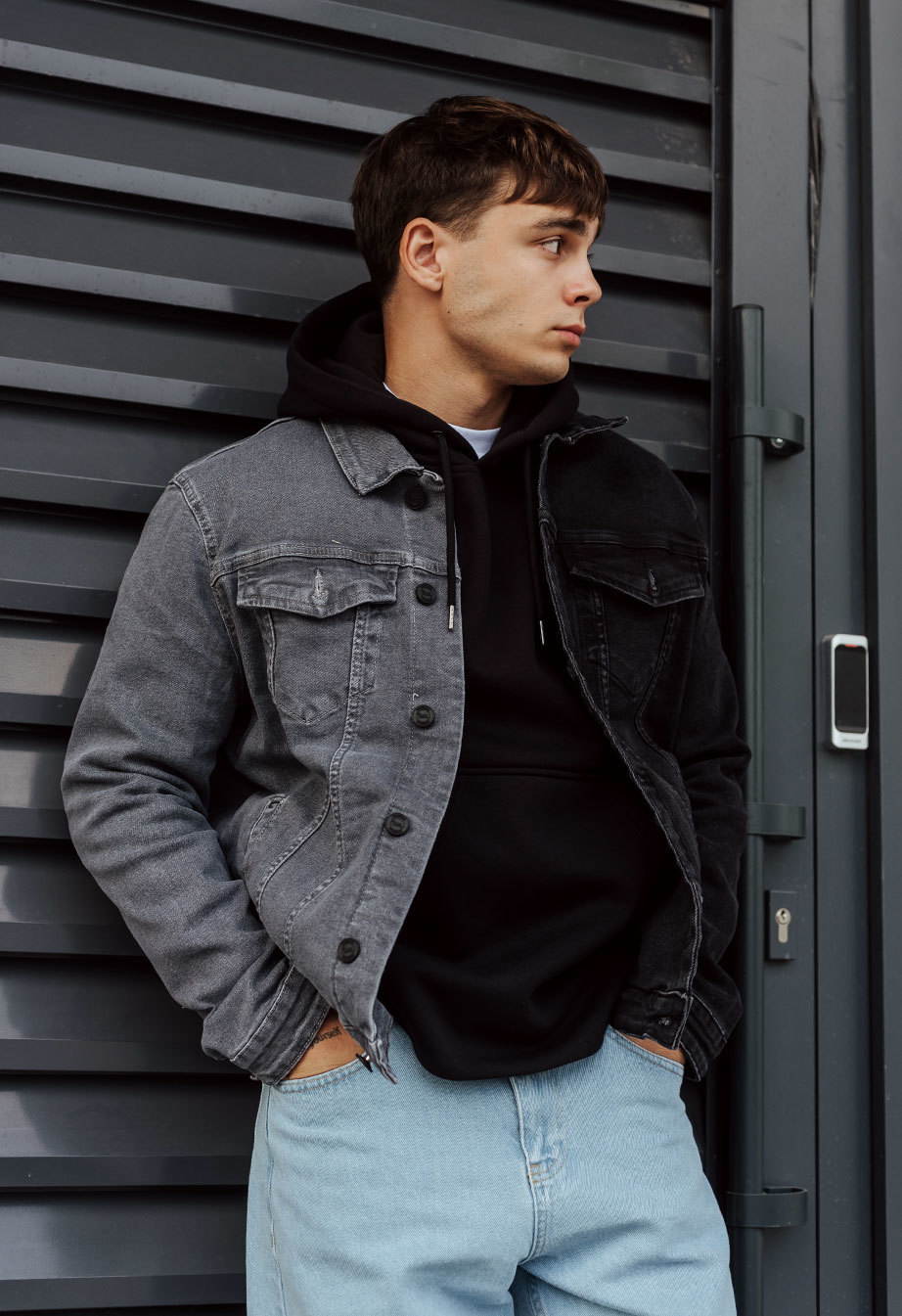 Jachetă din denim Staff 02 two colors