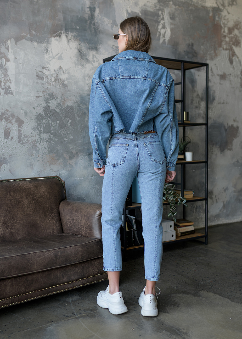 Jachetă denim de damă Staff blue