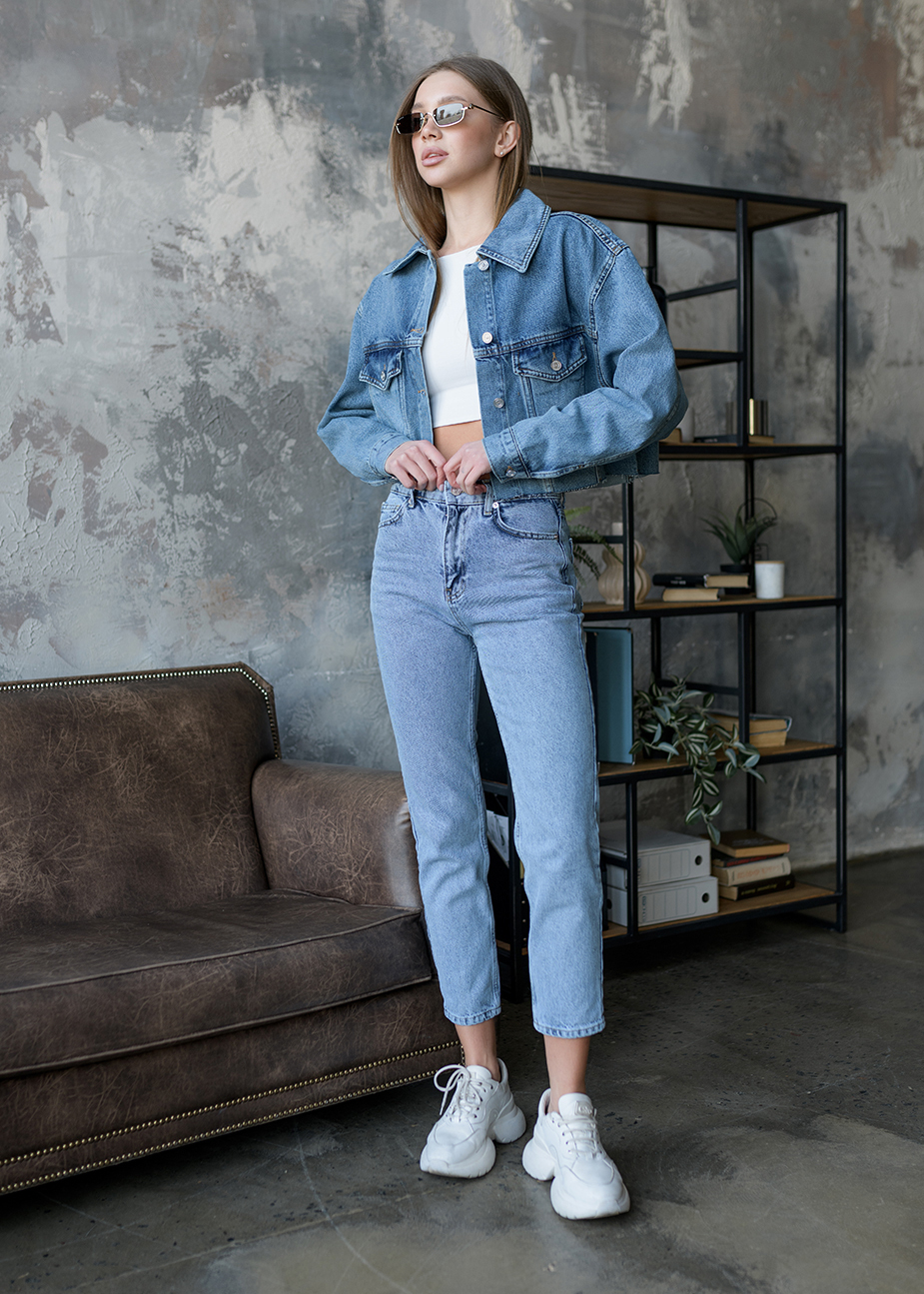 Jachetă denim de damă Staff blue