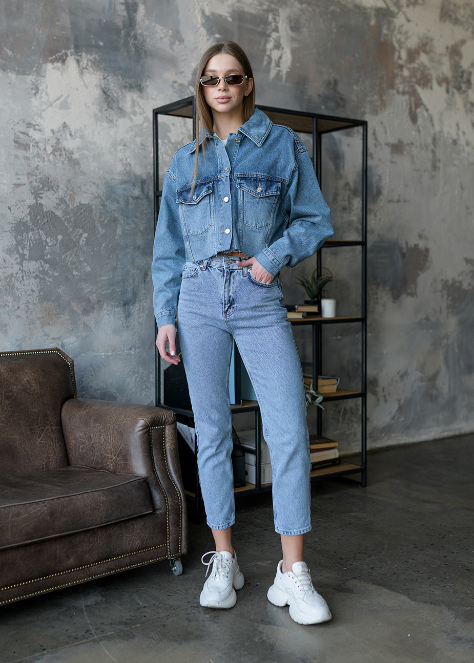 Jachetă denim de damă Staff blue