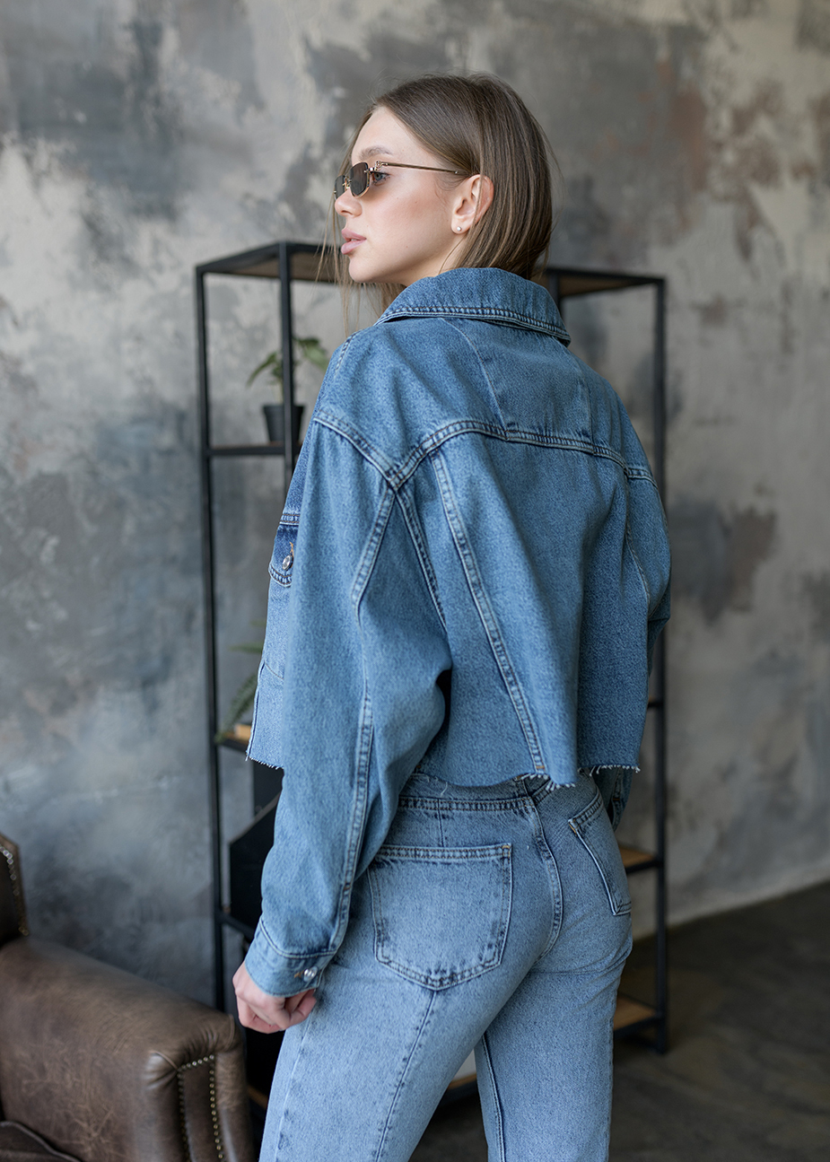 Jachetă denim de damă Staff blue