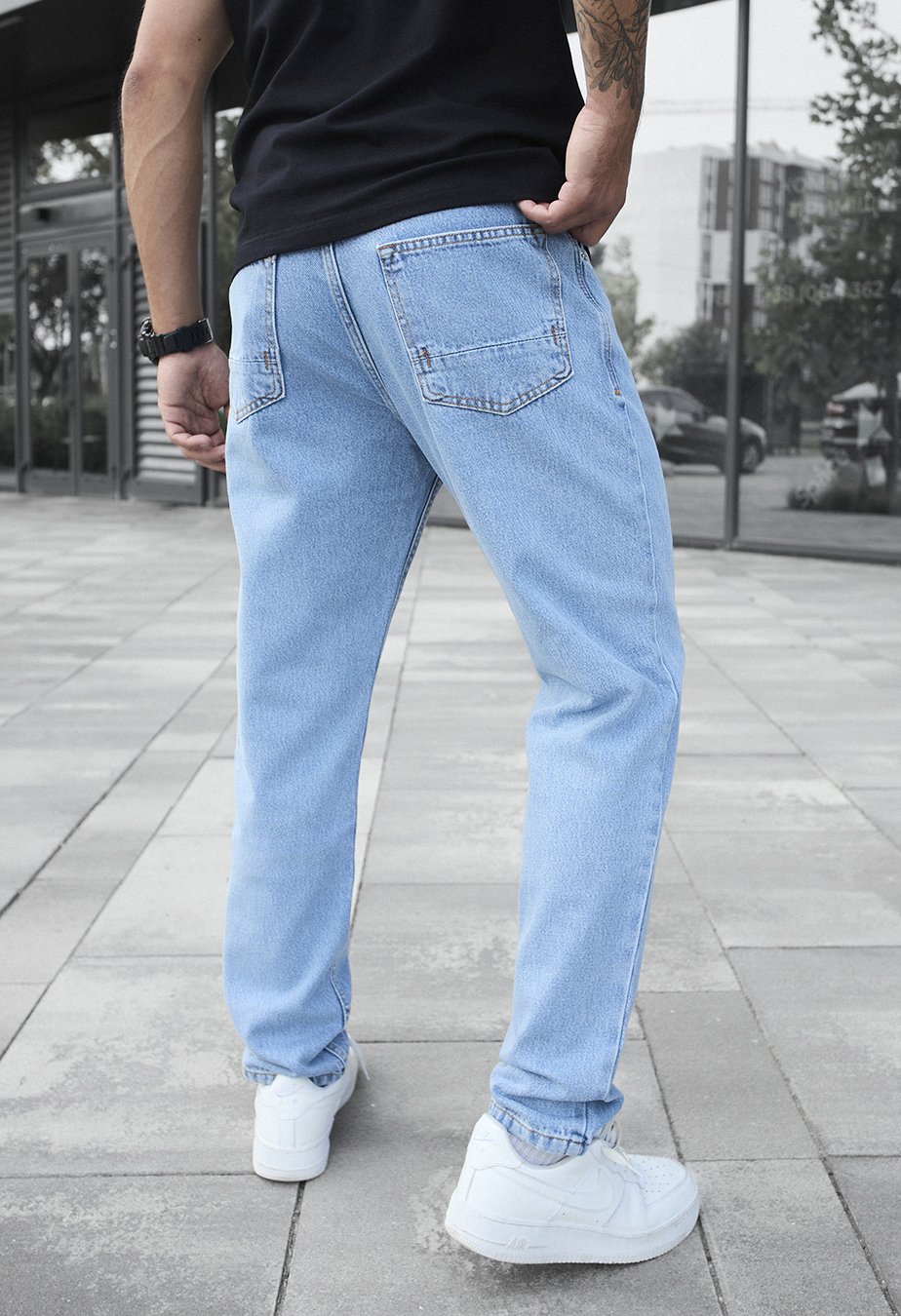 Blugi Staff 75 blue slim