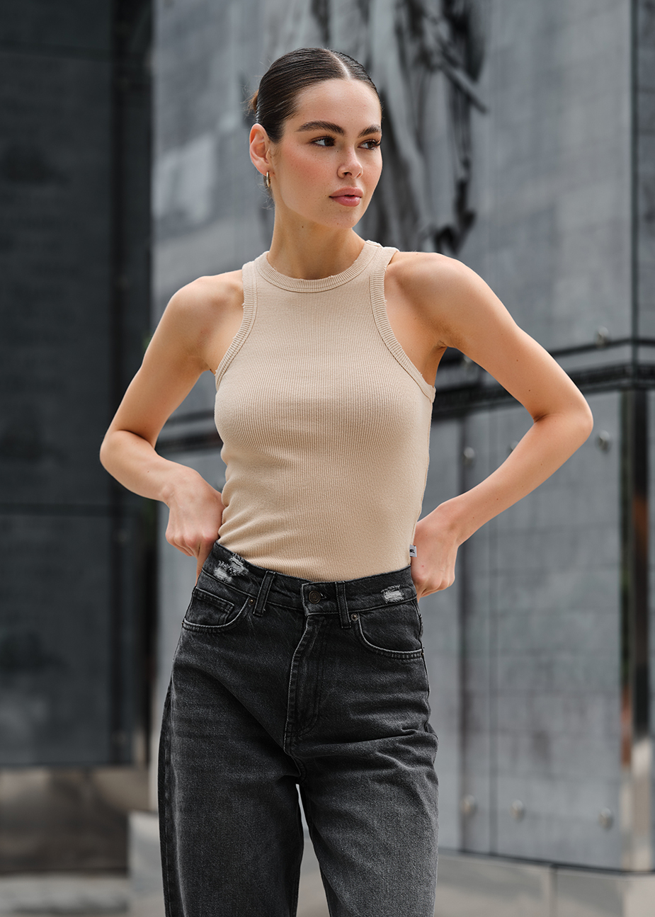 Top de damă Staff hop beige