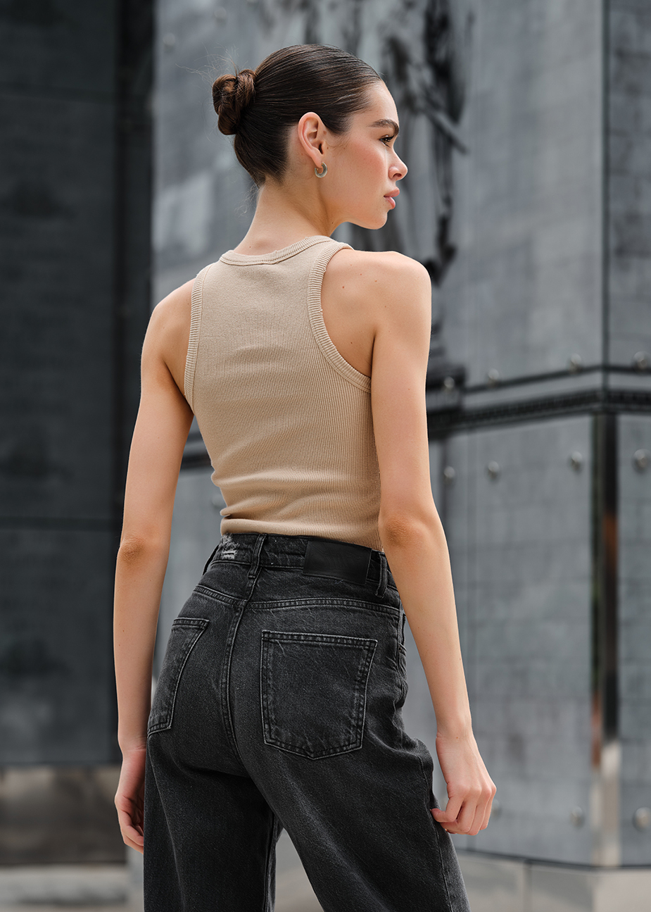 Top de damă Staff hop beige