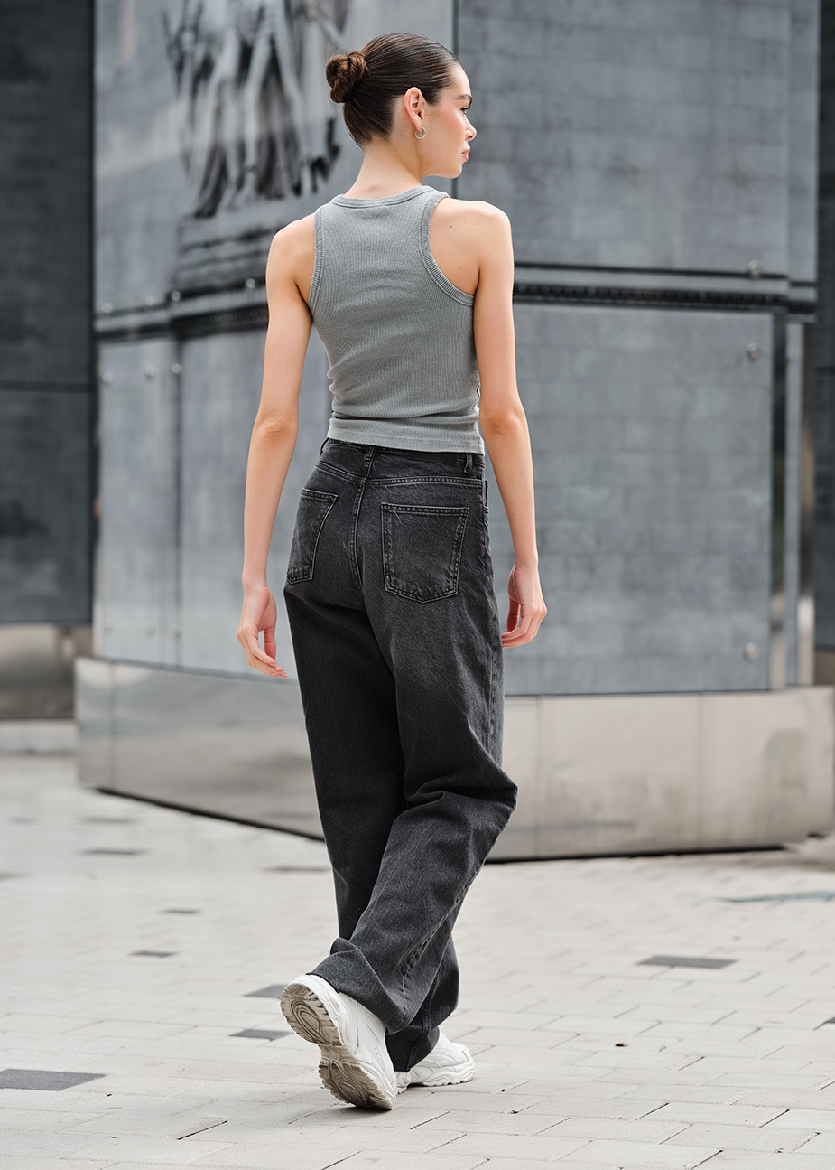 Top de damă Staff hop gray