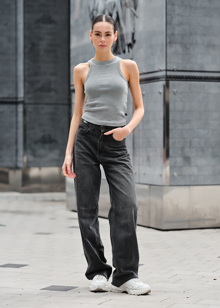 Top de damă Staff hop gray