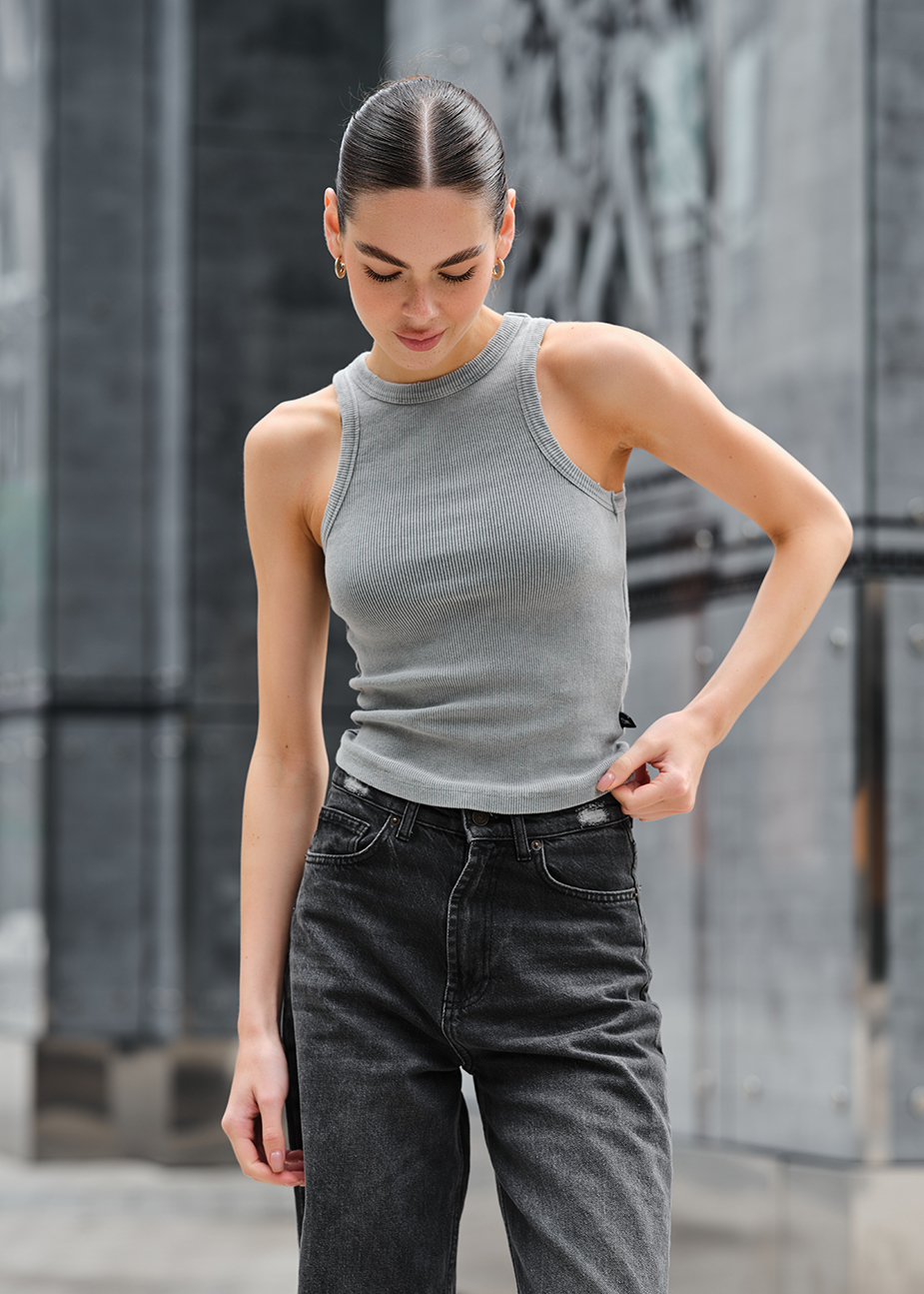 Top de damă Staff hop gray
