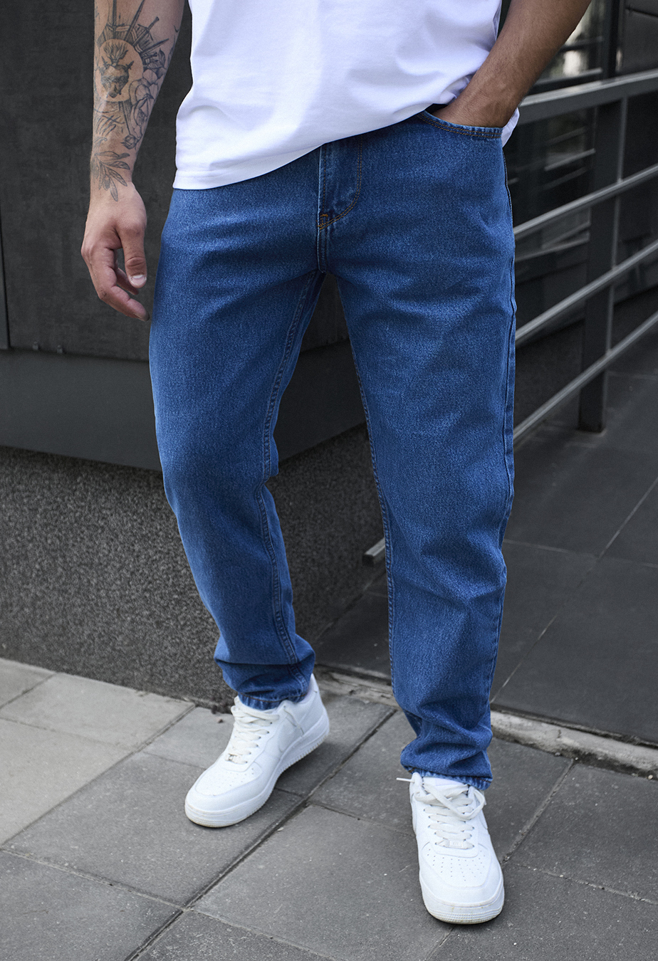 Blugi Staff 75 blue slim