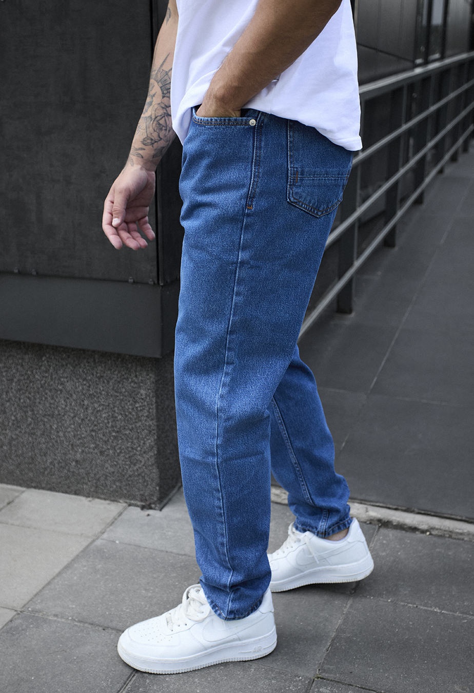 Blugi Staff 75 blue slim