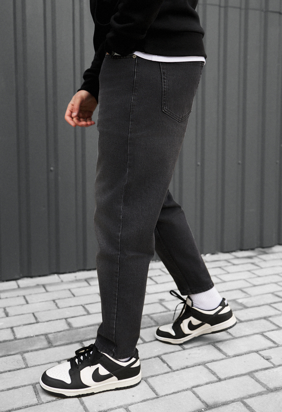 Blugi Staff 2 baggy dark gray