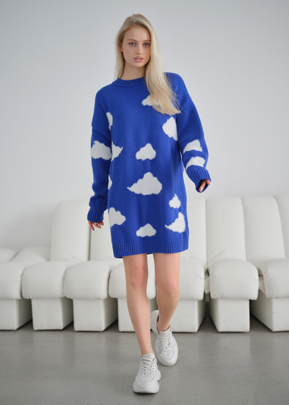 Rochie pulover tricotat de damă Staff cloud oversize