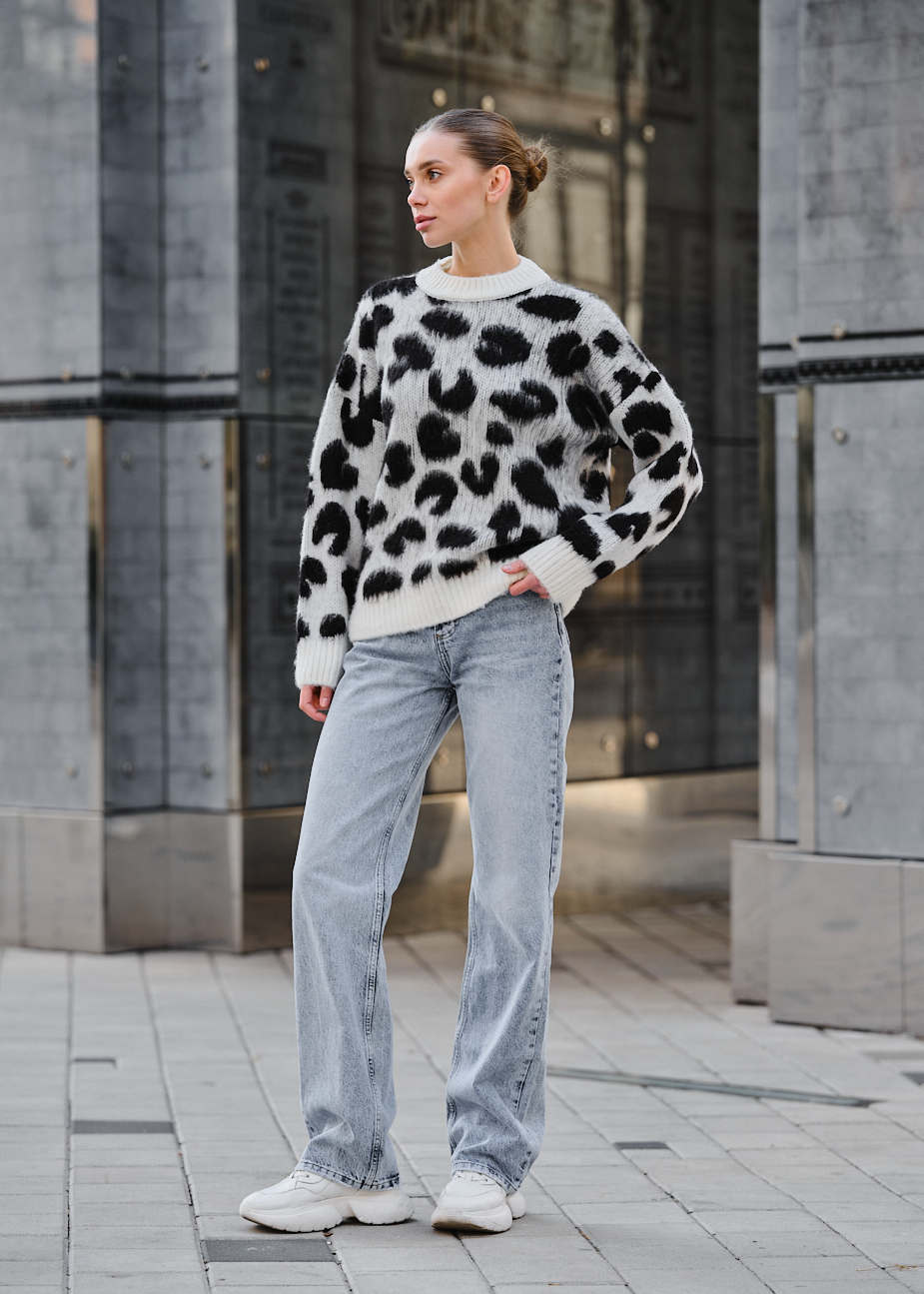 Pulover tricotat de damă Staff leo oversize