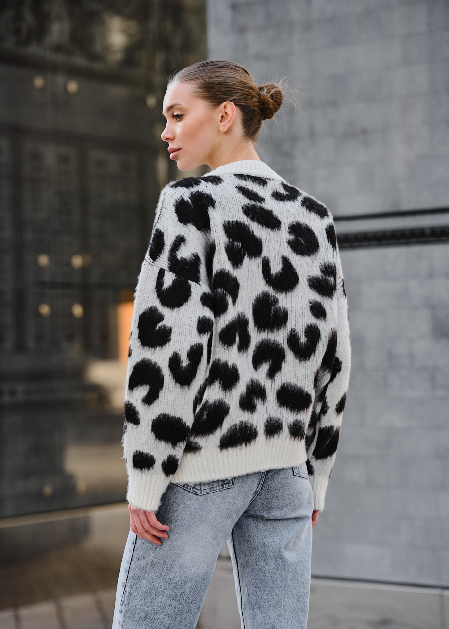 Pulover tricotat de damă Staff leo oversize