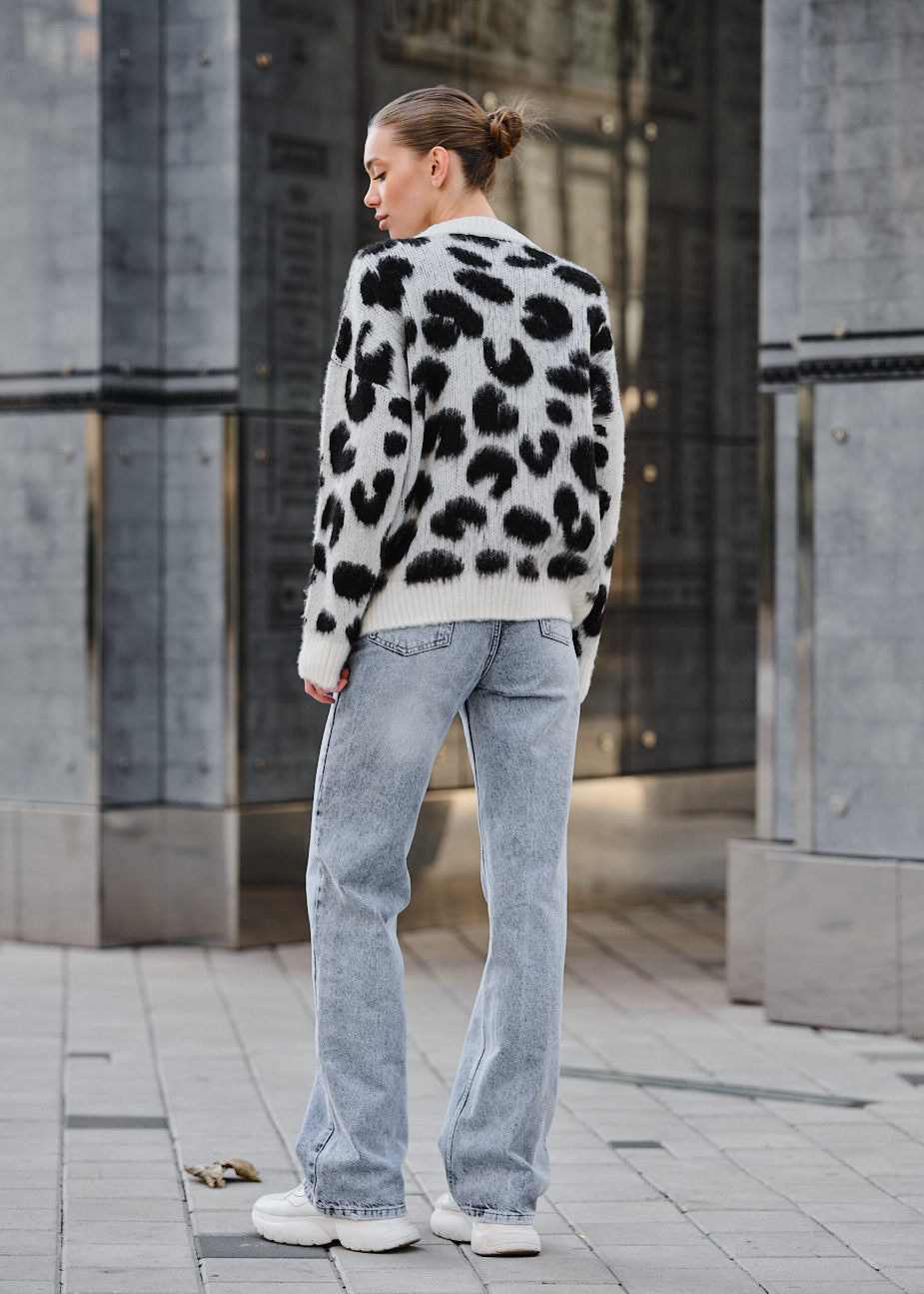 Pulover tricotat de damă Staff leo oversize