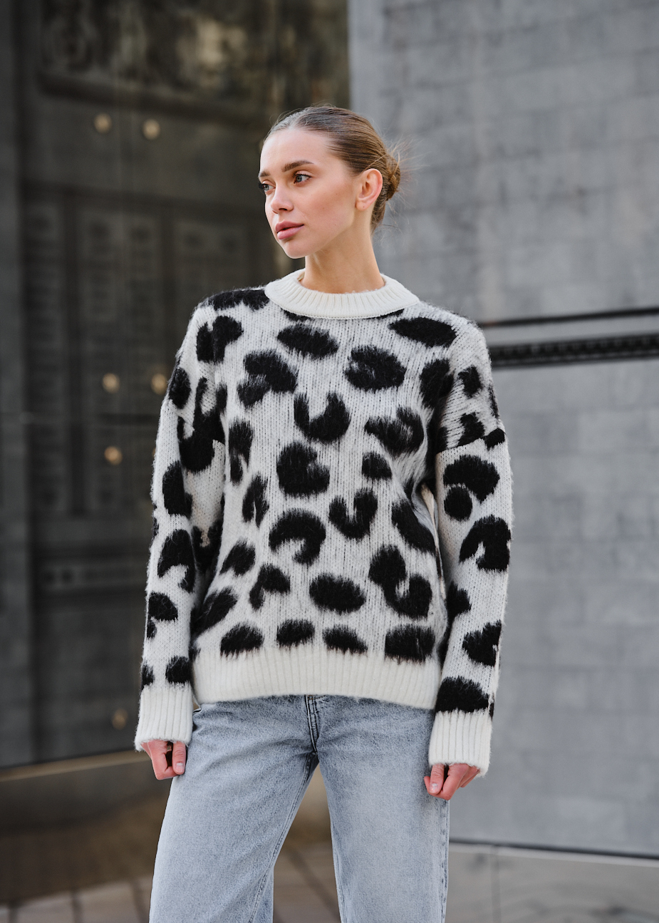 Pulover tricotat de damă Staff leo oversize