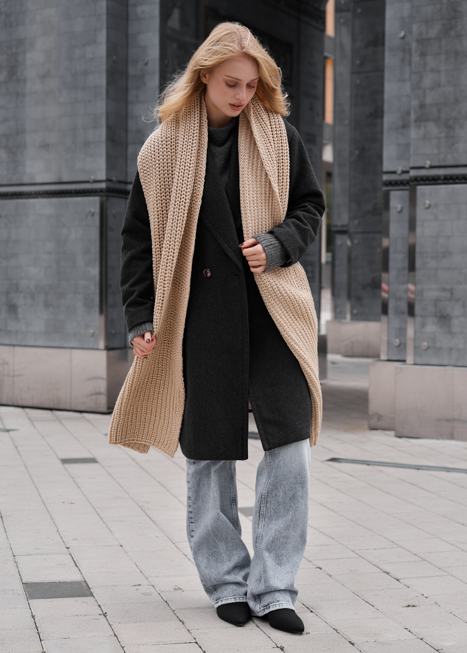 Fular de damă Staff so beige