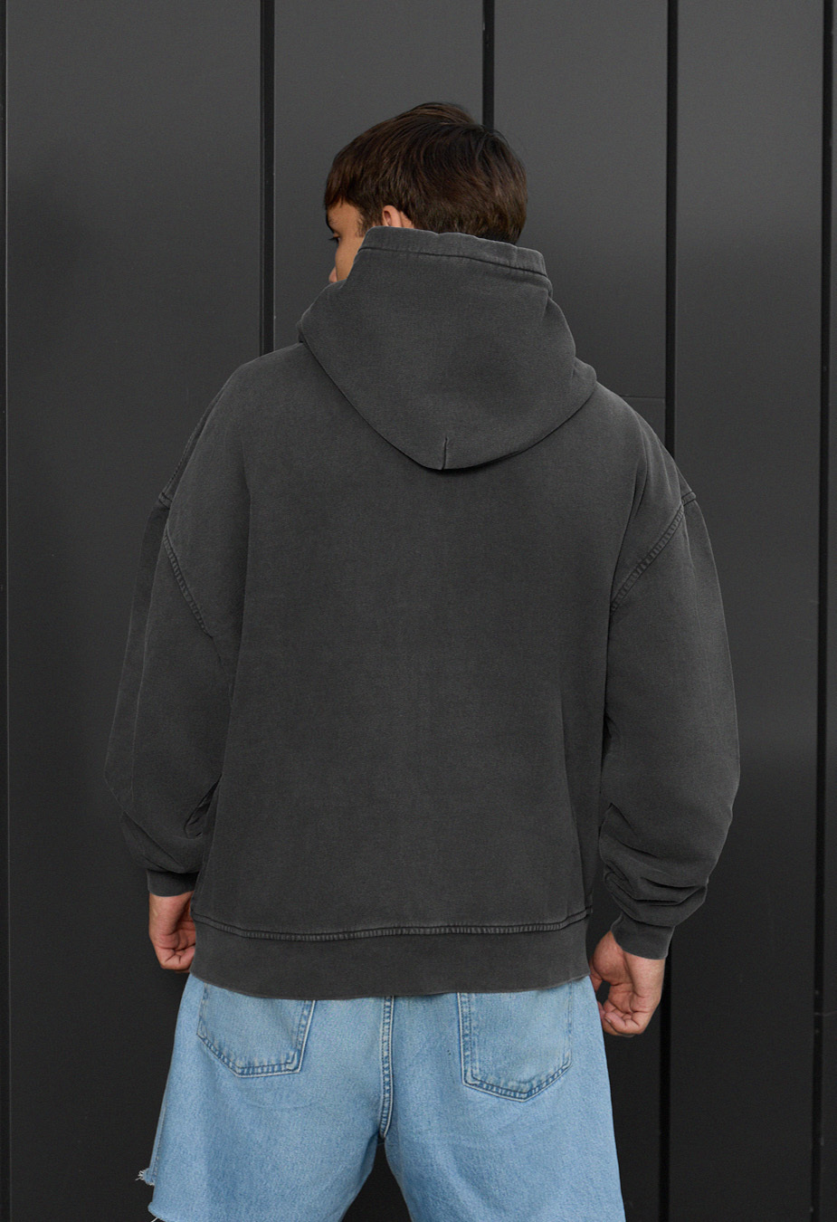 Hanorac Staff va dark gray2 oversize