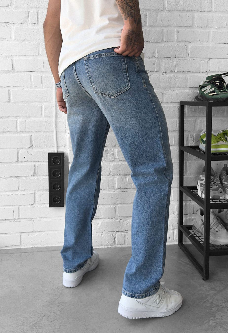 Blugi Staff 5 blue baggy