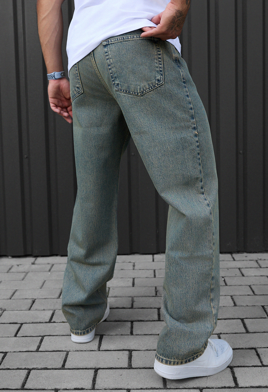 Blugi Staff 5 green blue baggy