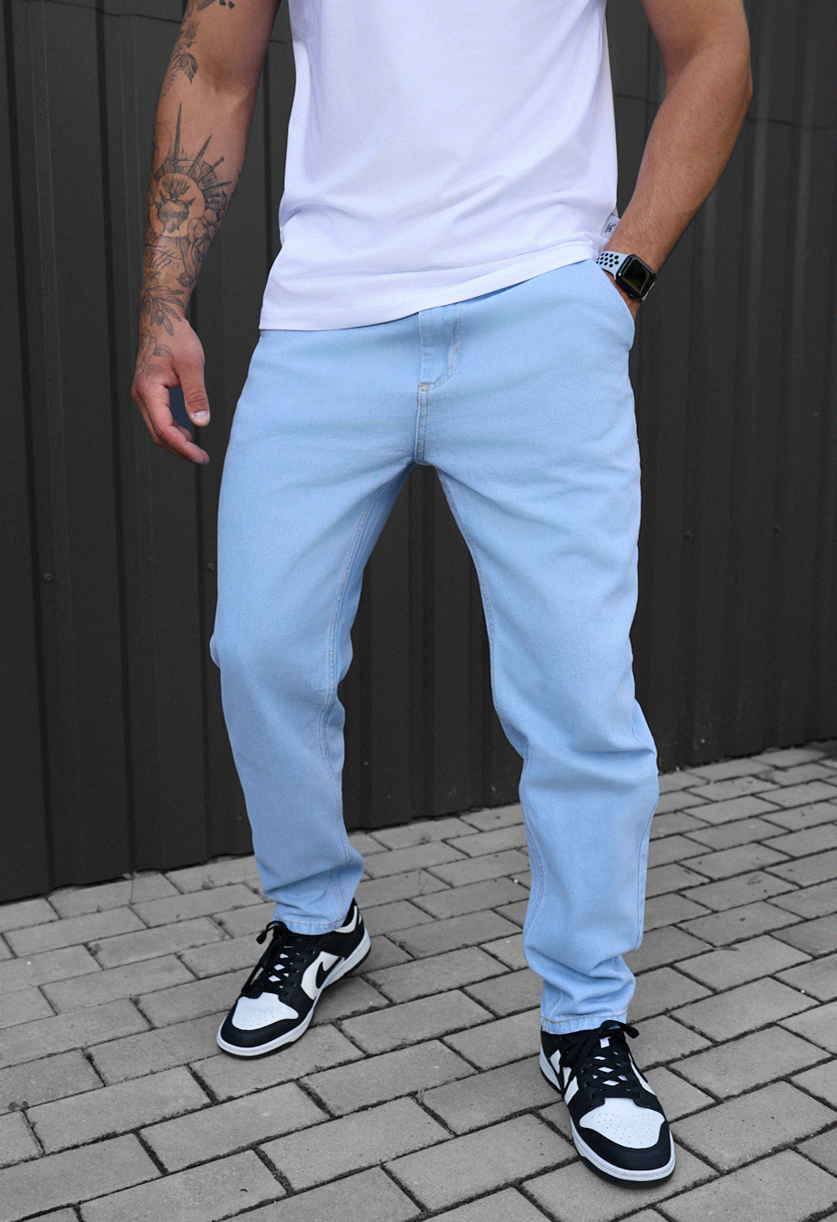 Blugi Staff 10 light blue regular