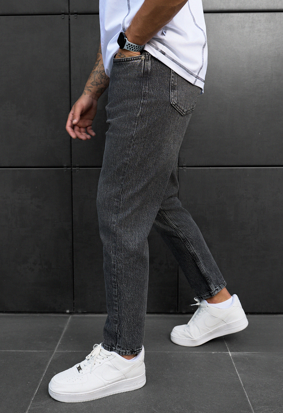 Blugi Staff 15 loose fit gray
