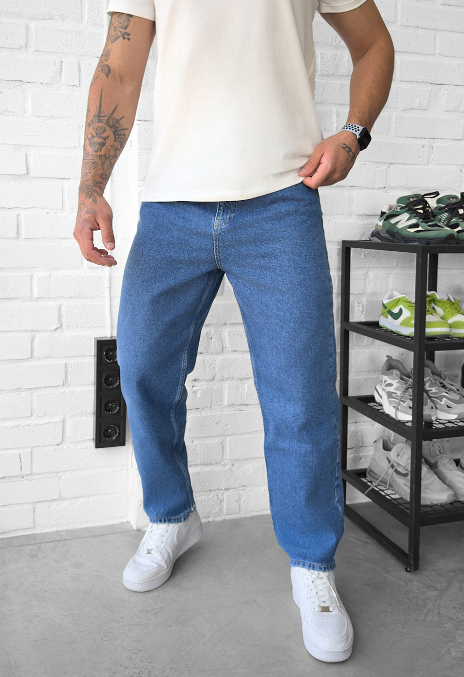 Blugi Staff 15 loose fit blue2