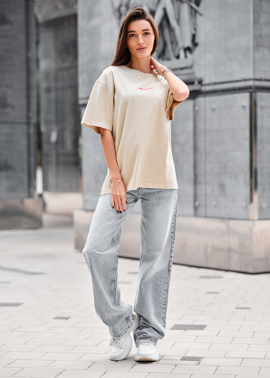 Tricou de damă Staff ri toxic introvert oversize