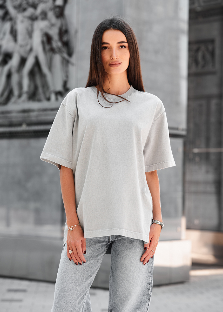 Tricou de damă Staff jo light gray