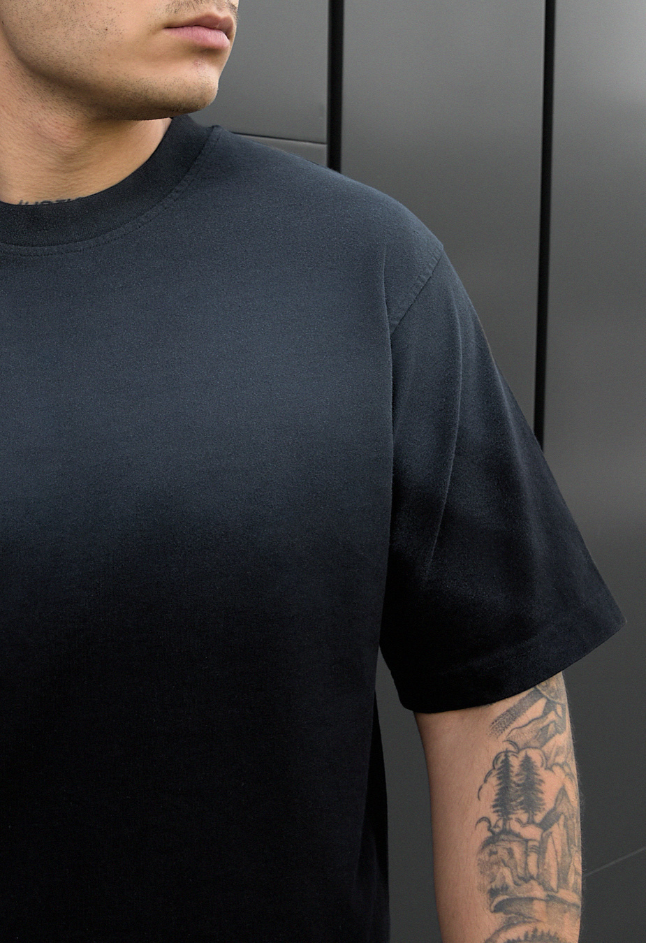 Tricou Staff va1 black oversize