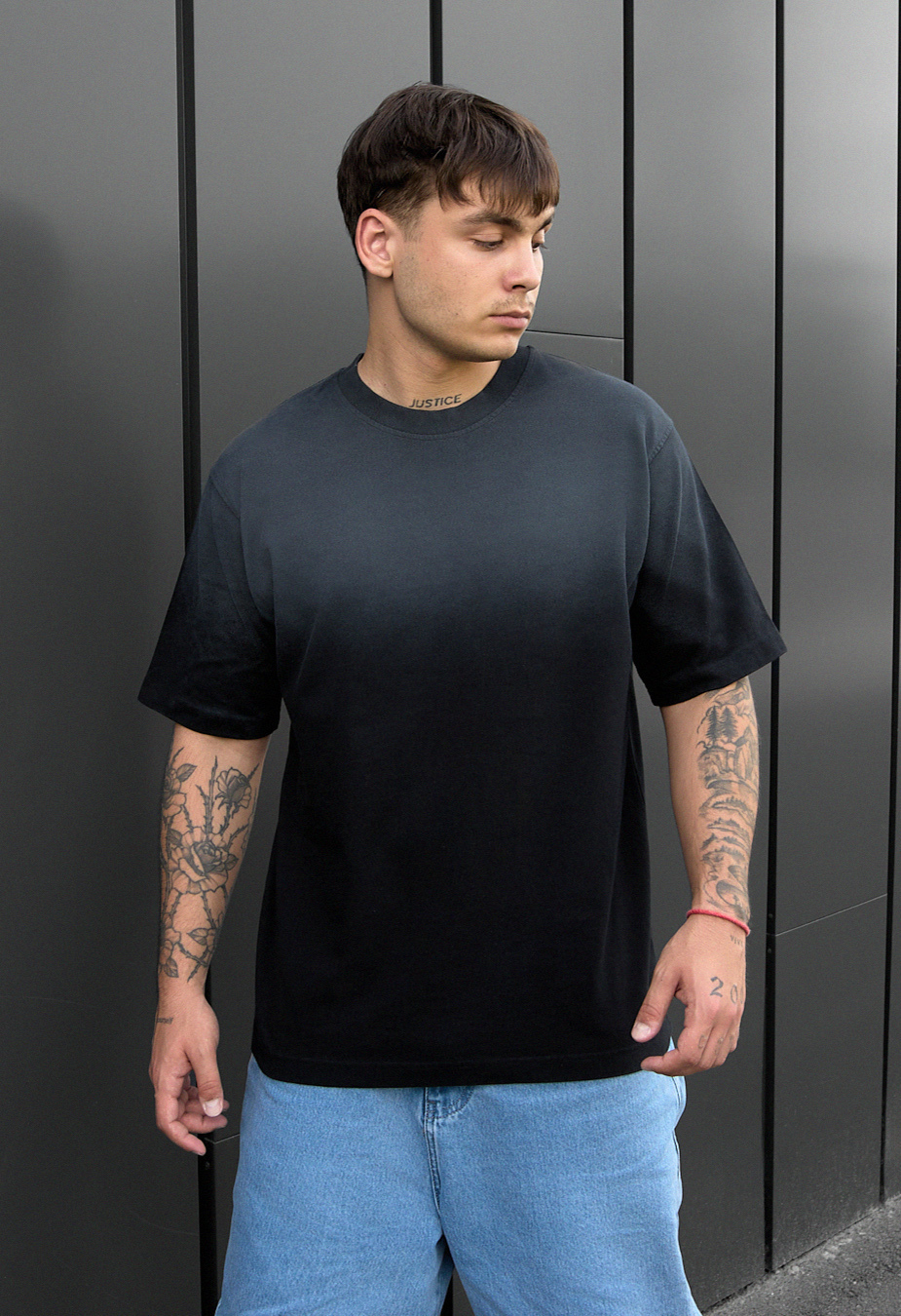 Tricou Staff va1 black oversize