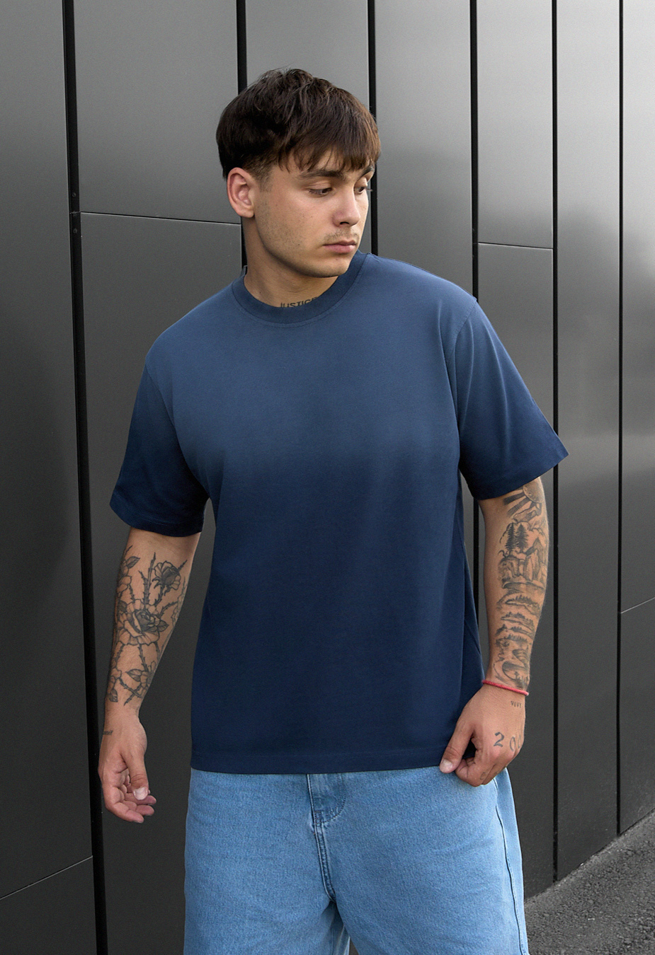 Tricou Staff va1 navy oversize