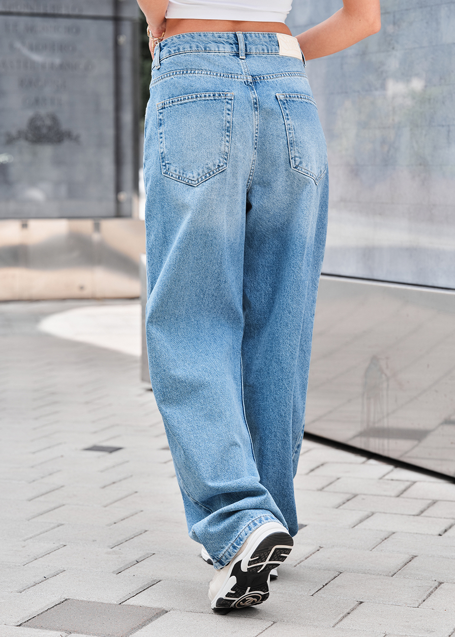 Blugi de damă Staff blue boyfriend