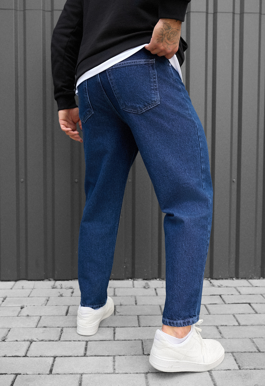 Blugi Staff 1 navy baggy