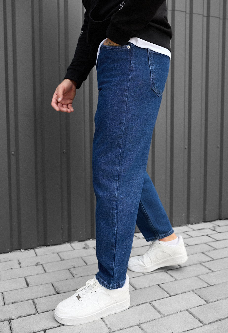 Blugi Staff 1 navy baggy