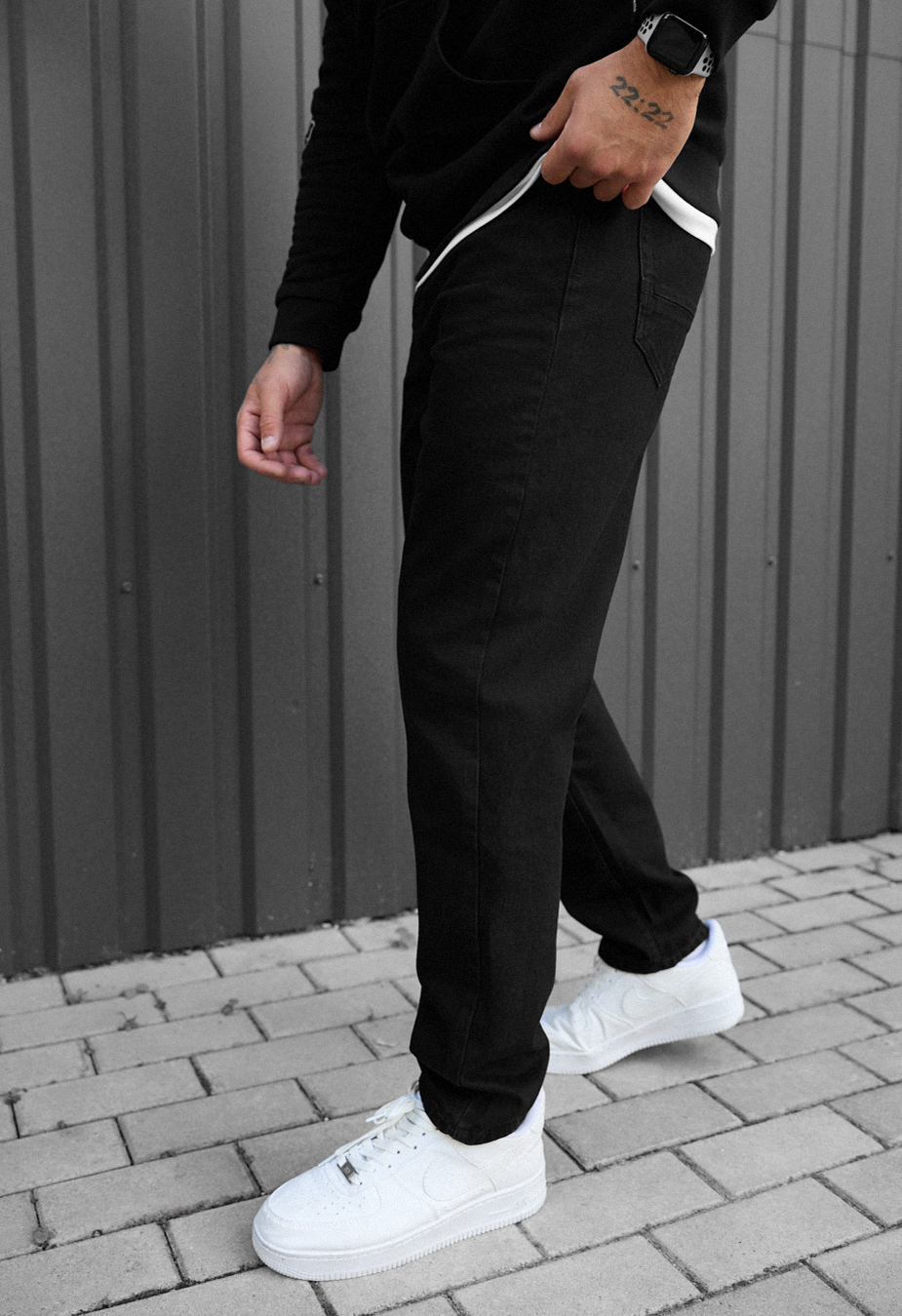 Blugi Staff 75 black slim