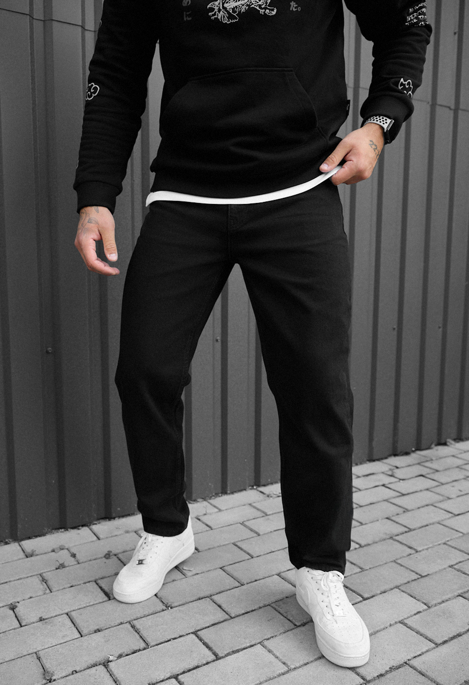 Blugi Staff 75 black slim
