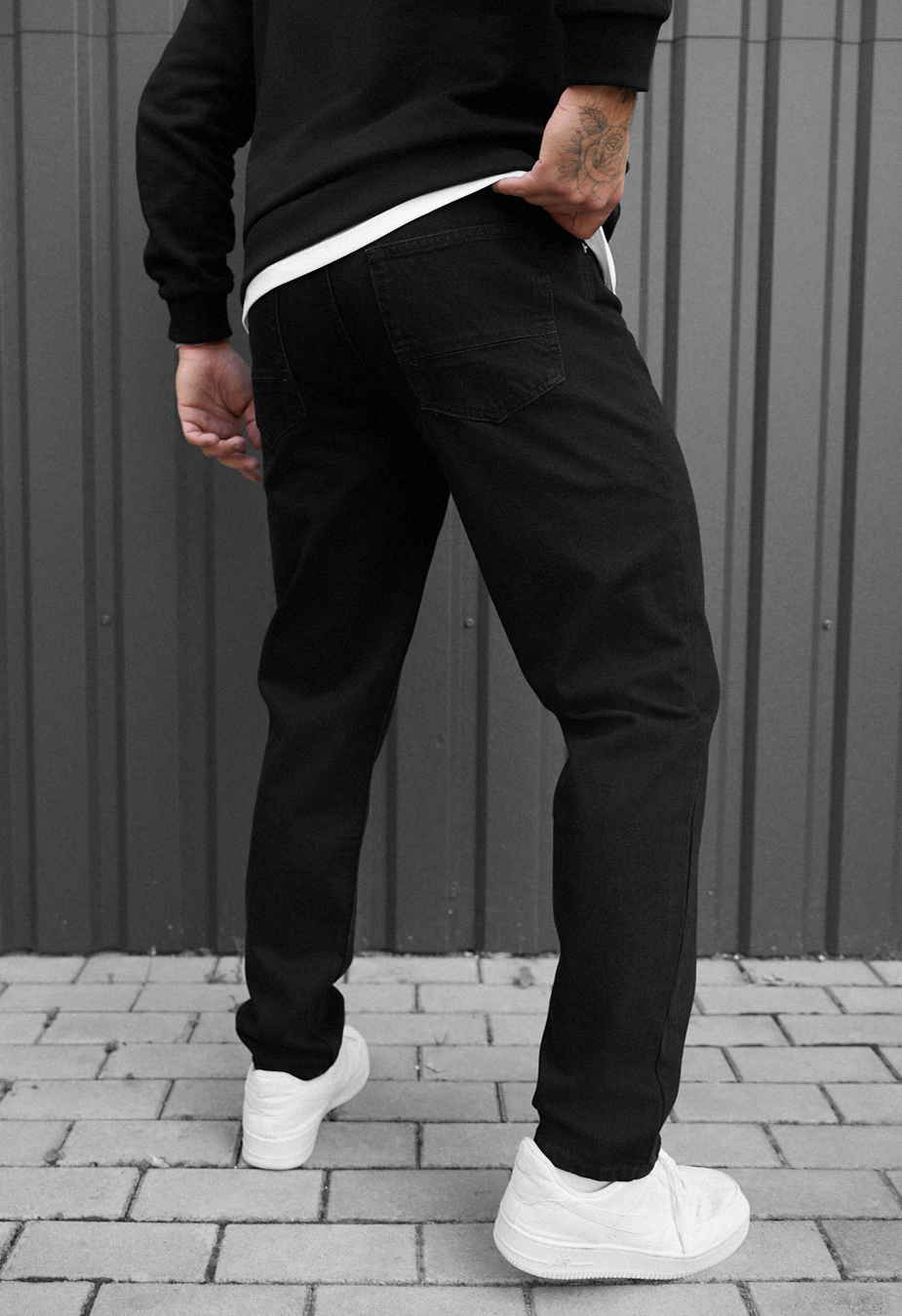 Blugi Staff 75 black slim