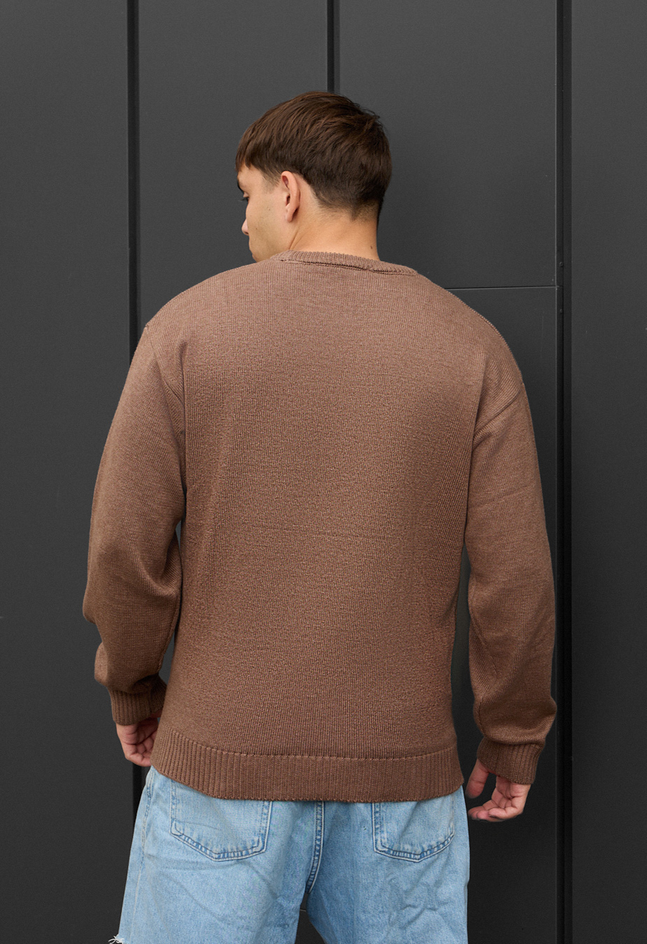 Pulover tricotat Staff 102 brown
