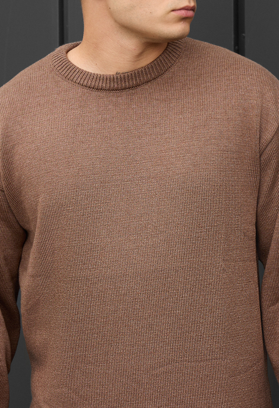 Pulover tricotat Staff 102 brown