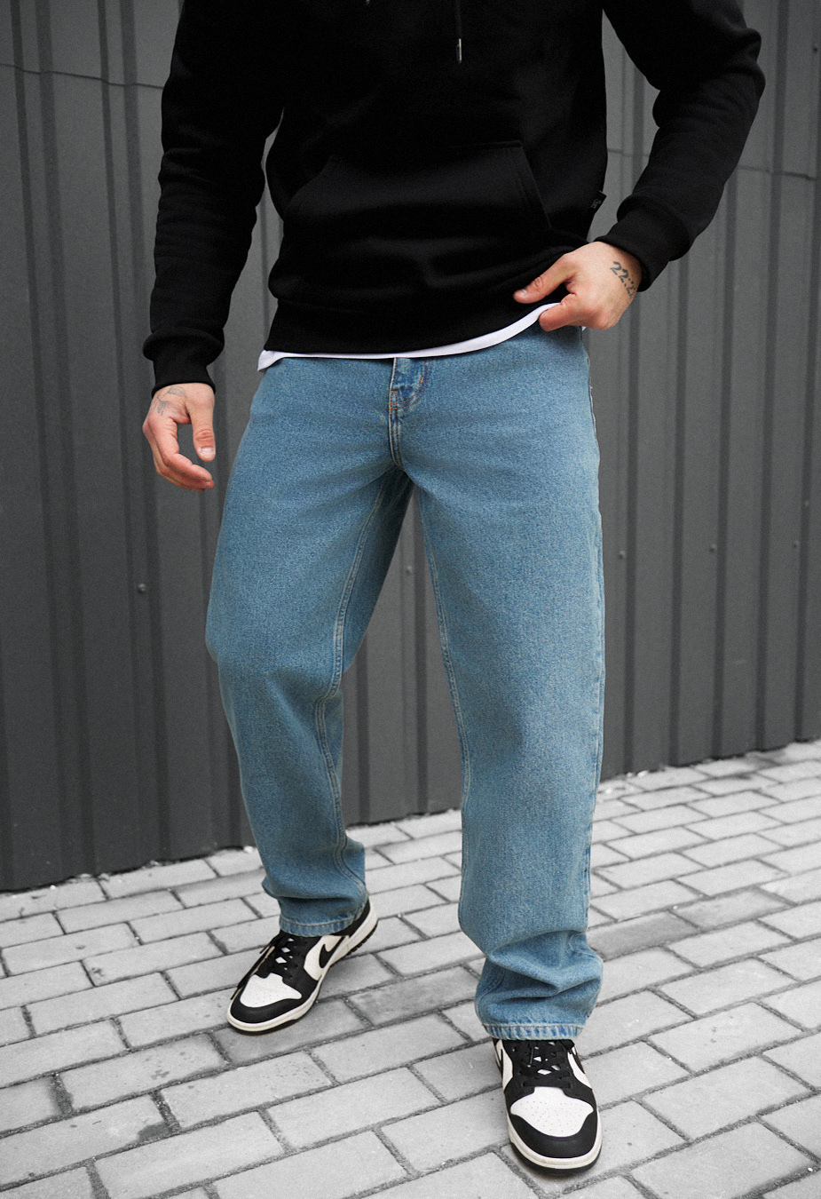 Blugi Staff 054 blue baggy