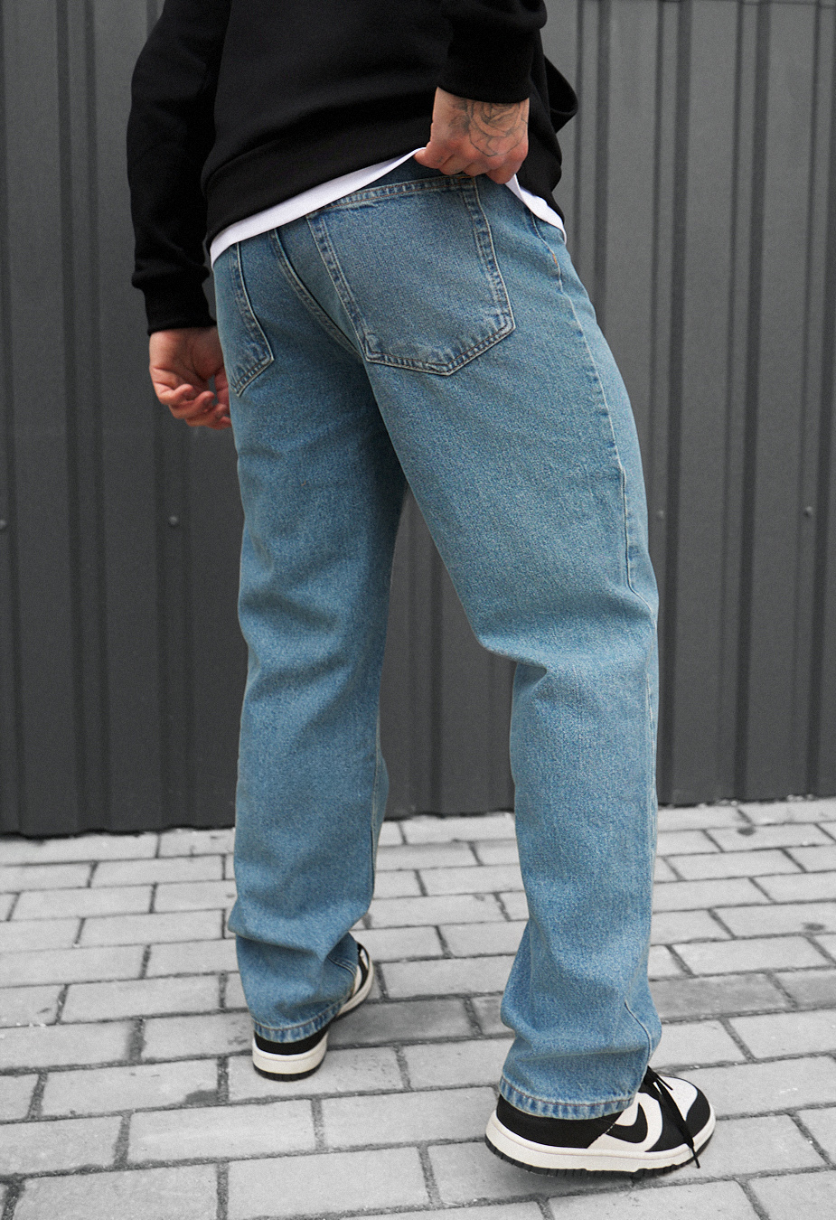 Blugi Staff 054 blue baggy