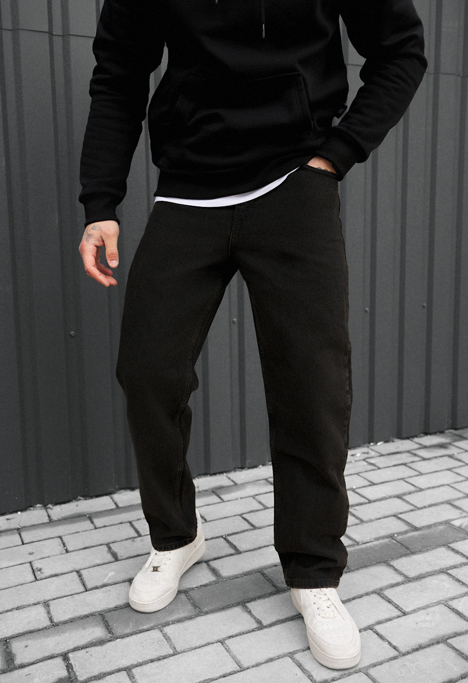 Blugi Staff 054 black baggy