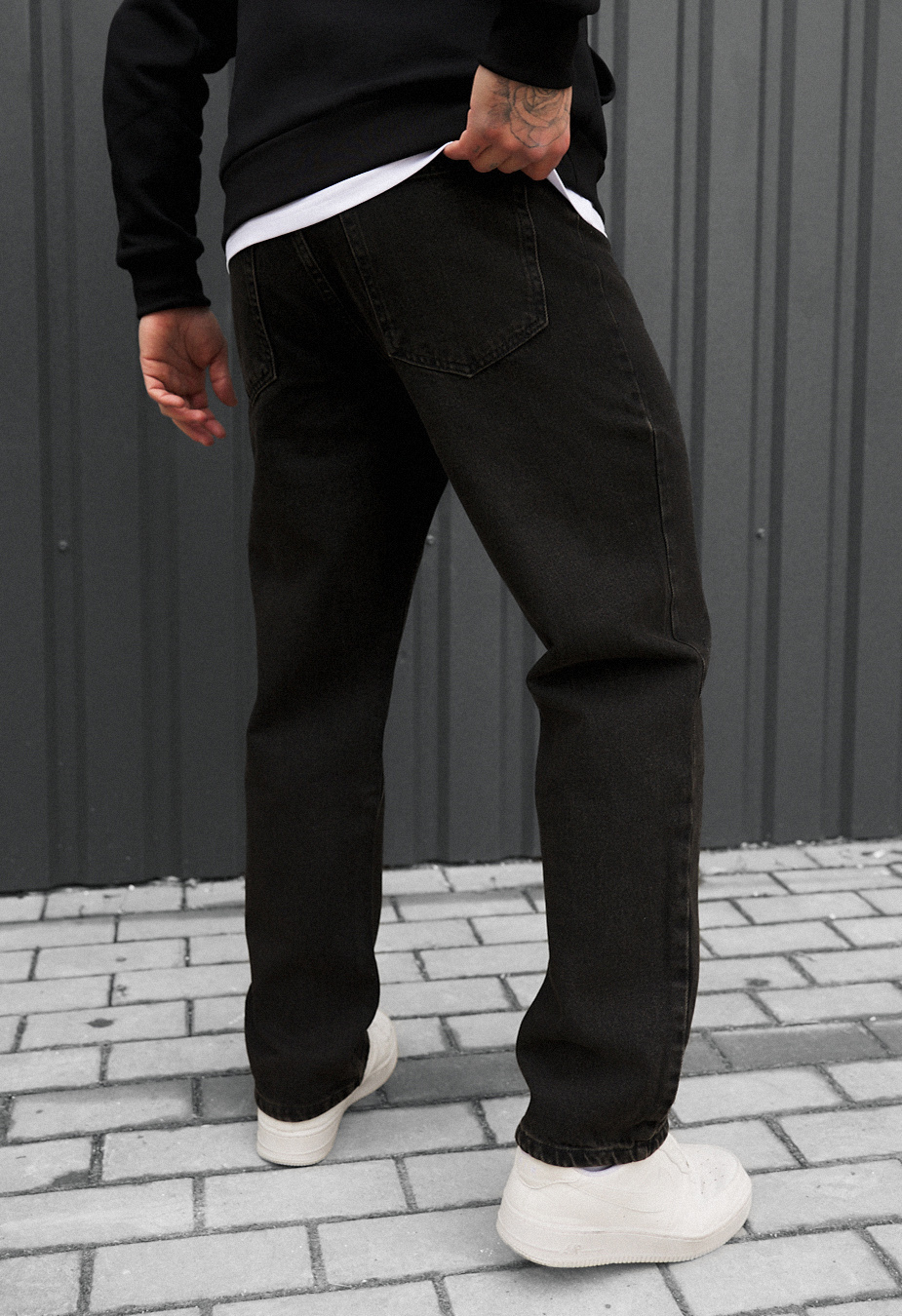 Blugi Staff 054 black baggy