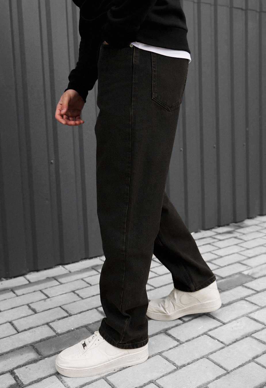 Blugi Staff 054 black baggy