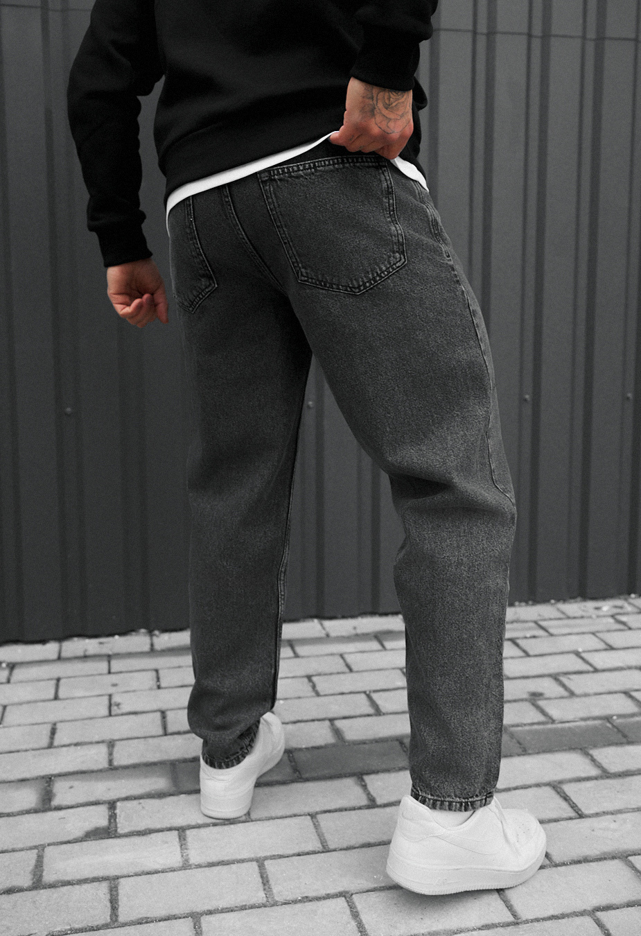 Blugi Staff 013 gray regular mom