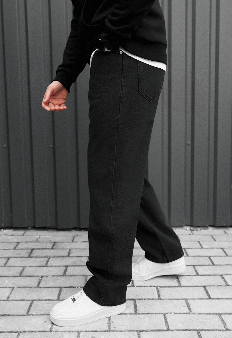 Blugi Staff 027 black baggy