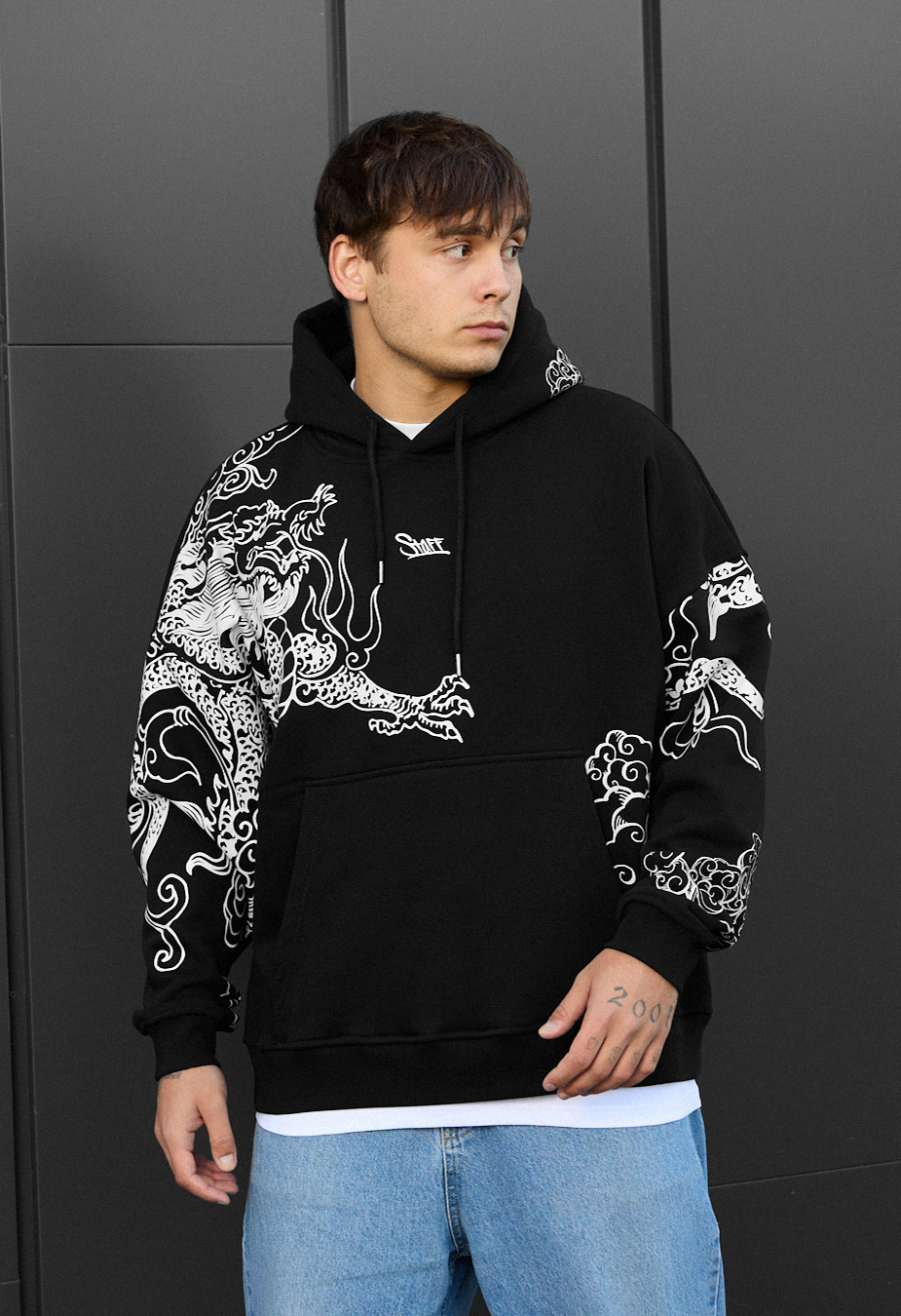 Hanorac Staff dragon oversize fleece