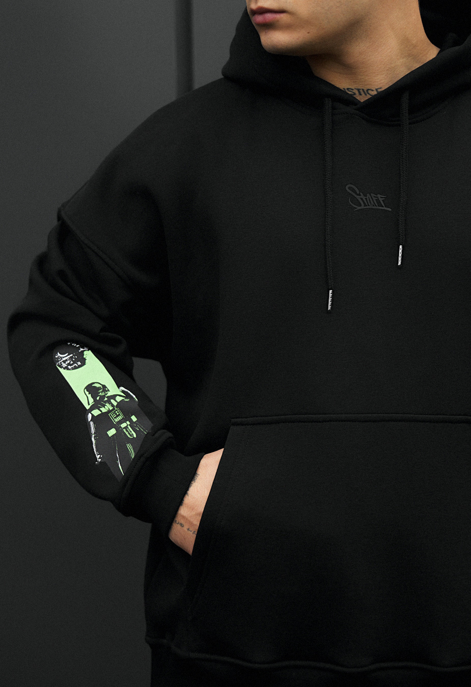 Hanorac Staff stars & logo oversize fleece