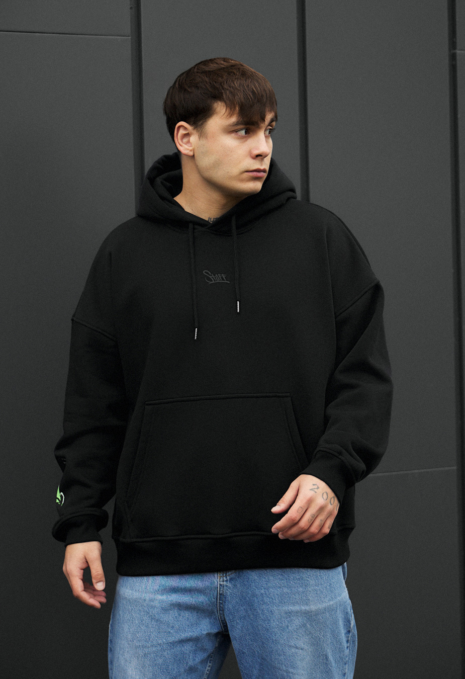 Hanorac Staff stars & logo oversize fleece